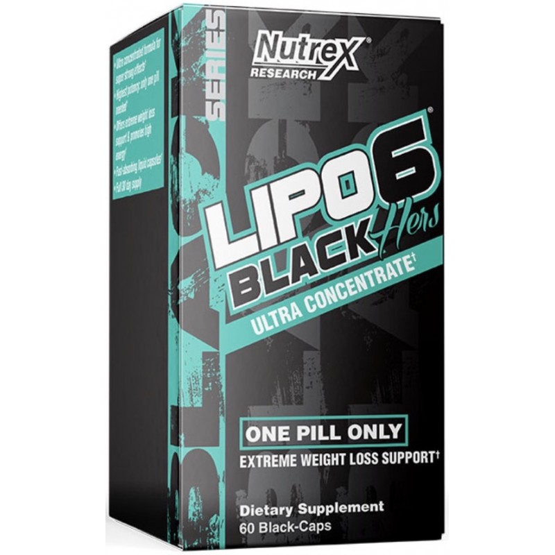Nutrex Lipo 6 Black Hers Ultra Concentrate 60 kapslit